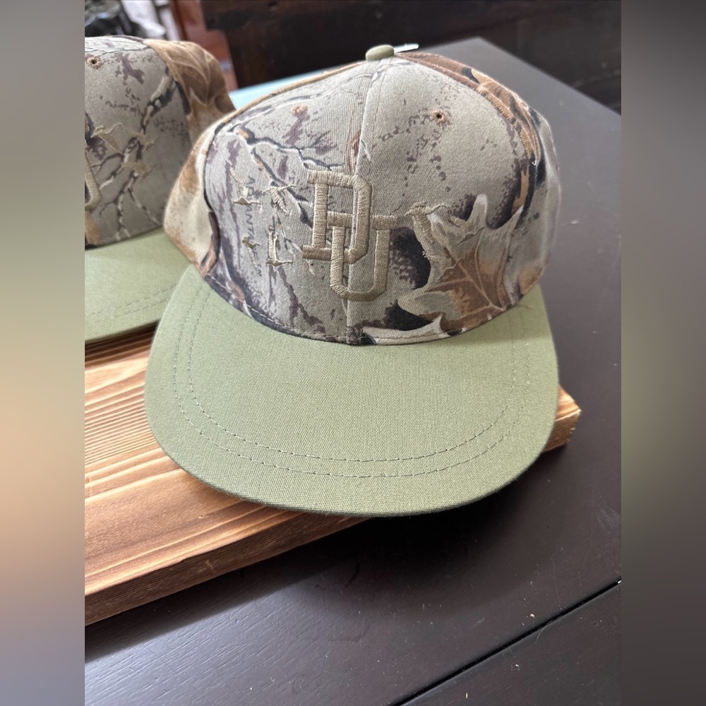 Ducks Unlimited DU Embroidered Camo Baseball Cap